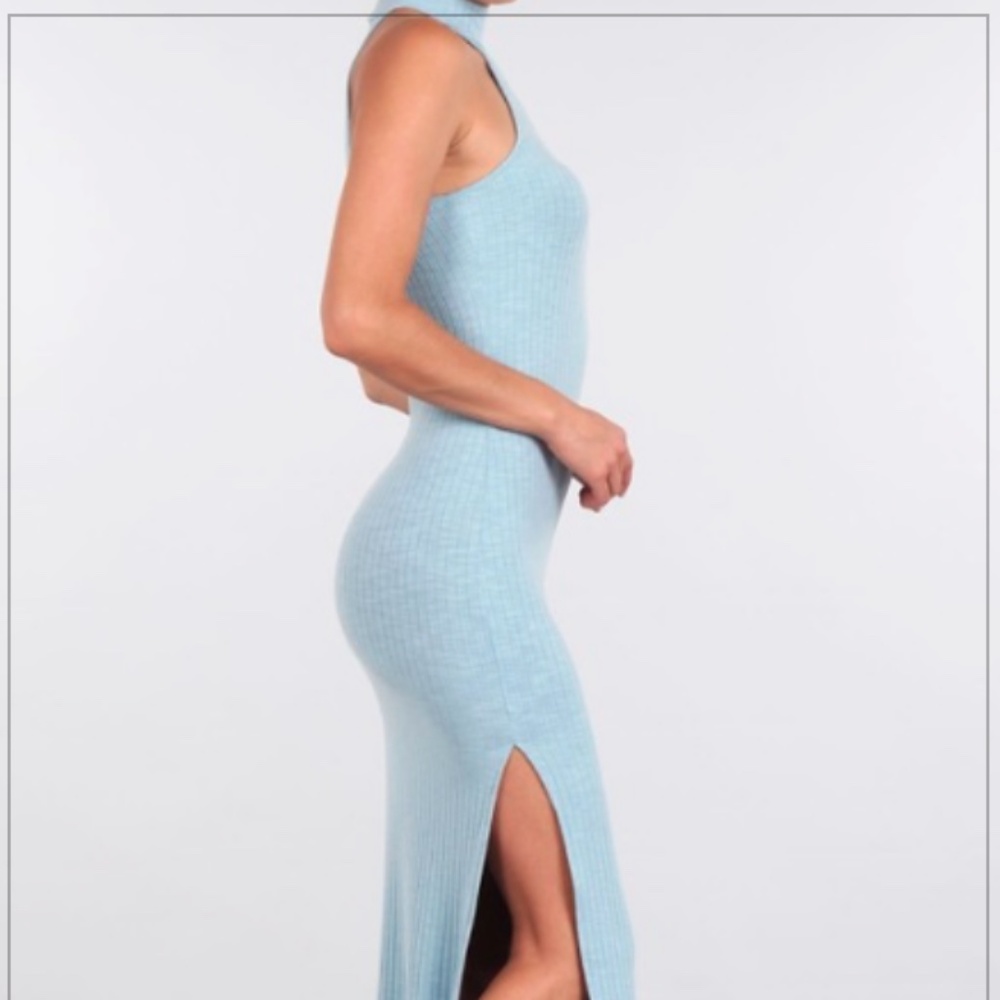 BLUE MAXI DRESS